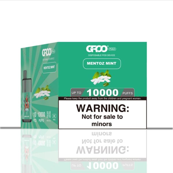 GROO MAX–MENTOZ MINT–10 PACK BULK